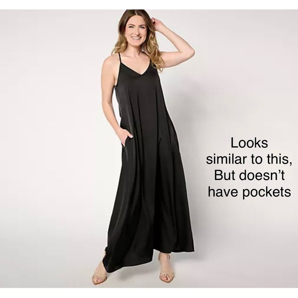 Nicole Miller Olive Green Maxi Dress with built in shelf bra - Picture 9 of 9
